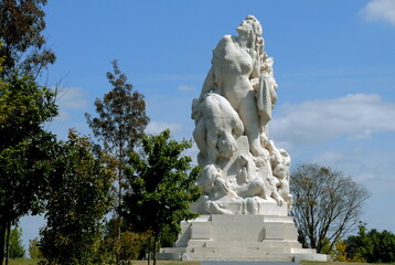Fototapeta premium Ville de Meaux, monument américain 