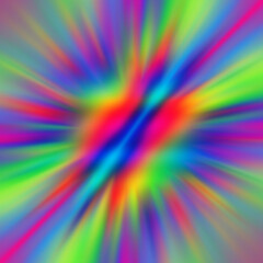 An abstract iridescent multicolored blur background image.