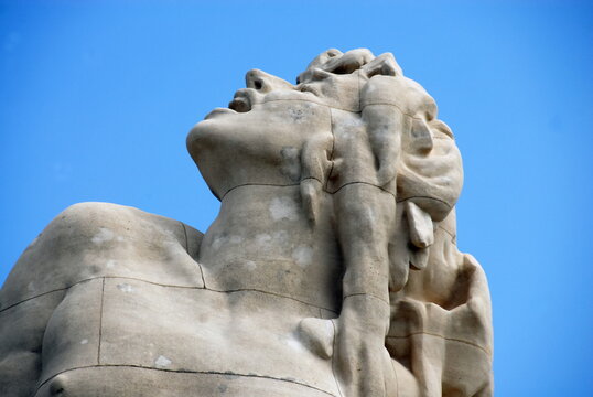 Ville de Meaux, monument américain "La Liberté éploré". A été offert par les Etats-Unis à la France en 1932, batailles de la Marne de 1914 et de 1918, département de Seine-et-Marne, France 