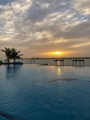 Obraz premium sunset over the sea