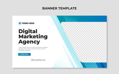 Digital marketing agency banner template