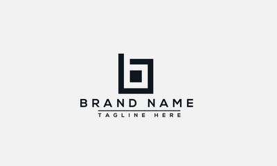 B Logo Design Template Vector Graphic Branding Element.