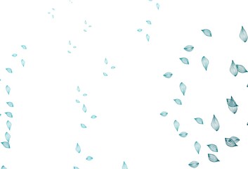 Light BLUE vector doodle backdrop.