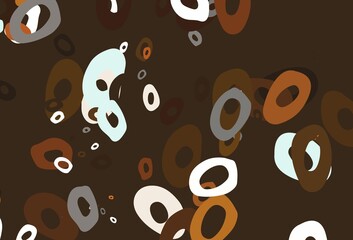 Light Orange vector layout with circle shapes.