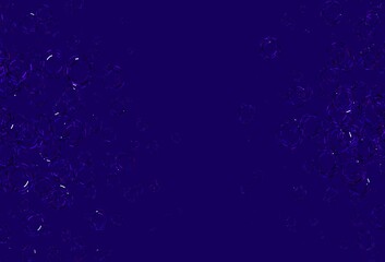 Light Purple vector texture with disks.