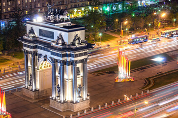 Triumphal Arch of Moscow in 9 may holiday	