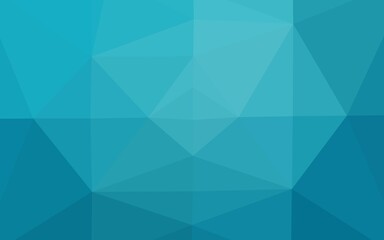 Light BLUE vector blurry triangle texture. A sample with polygonal shapes. Textured pattern for background.
