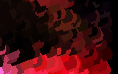 Dark Red, Yellow vector pattern in square style.