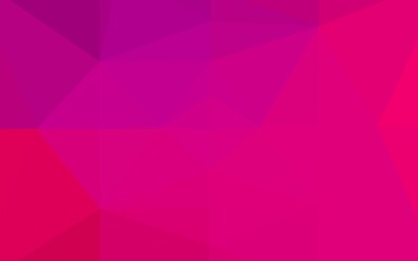 Light Purple, Pink vector polygonal background. Shining colored illustration in a Brand new style. The best triangular design for your business.