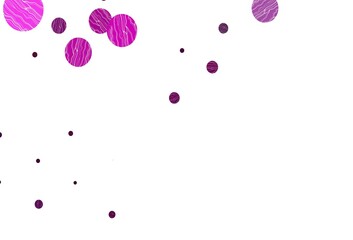 Light pink vector layout with circle shapes.