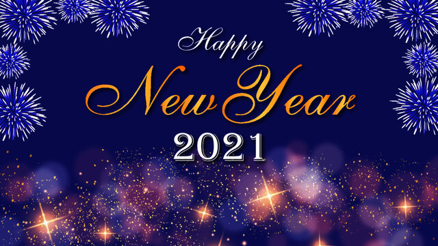 new year 2021 celebration banner