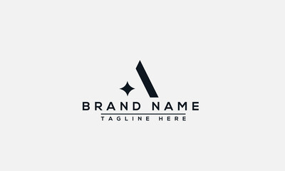 A Letter Logo Design Template Vector