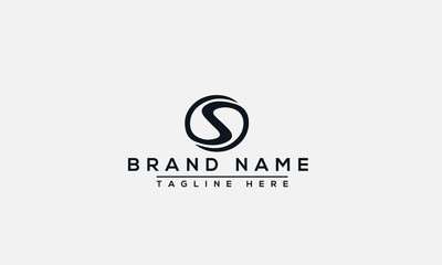 S Logo Design Template Vector Graphic Branding Element.