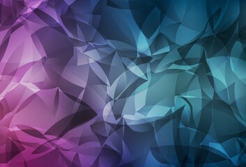Obraz premium Light Blue, Red vector abstract mosaic pattern.