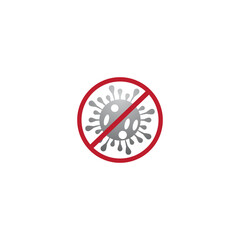 corona Virus vector illustration icon template design