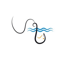 fishing  icon vector illustration designation