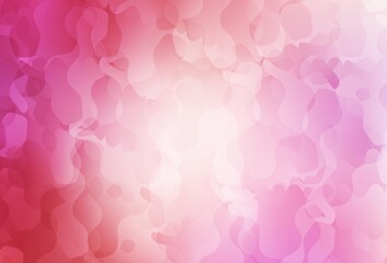 Light Pink vector backdrop with memphis shapes.