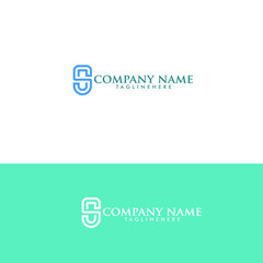 Obraz premium Simple and elegant US font logo that fits your business and uses the latest Adobe illustrations.