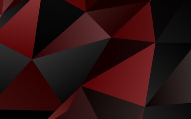 Light Red vector low poly cover.