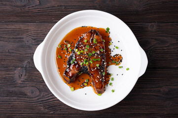 Deep Fried Mackerel with Fish Sauce