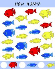 preschool education is the development of the game tropical fish