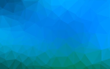 Obraz premium Light BLUE vector low poly layout.