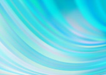 Light BLUE vector background with liquid shapes.