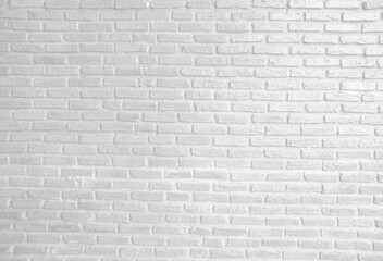 Fototapeta na wymiar Modern white vintage brick wall texture for background retro white Washed, Old Brick Wall Surface Grunge Shabby Background weathered texture stained, Old stucco light gray, and paint white brick wall.