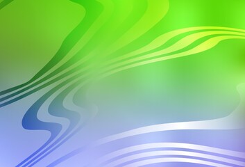 Light Pink, Green vector blurred pattern.