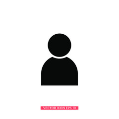 People Simple Icon Vector Illustration