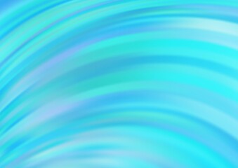 Fototapeta premium Light BLUE vector template with bubble shapes.