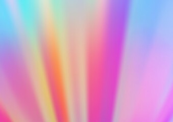 Light Multicolor, Rainbow vector abstract blurred template.