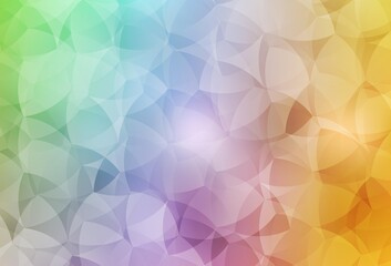 Obraz premium Light Multicolor vector shining triangular backdrop.
