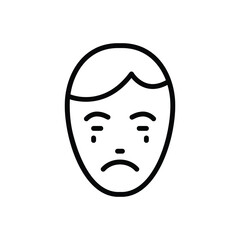 Black line icon for express