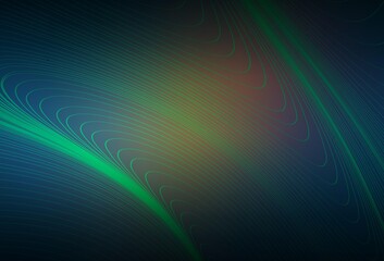 Dark Blue, Yellow vector background with lines.