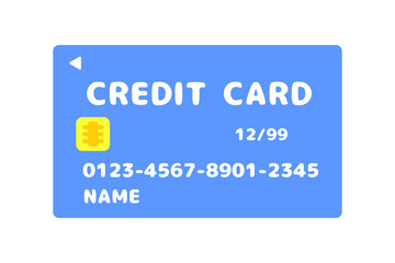 クレジットカードのベクターイラスト