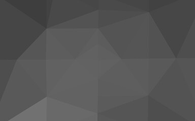 Obraz premium Dark Silver, Gray vector blurry triangle texture.