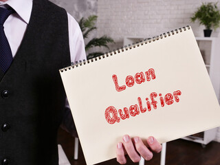 Loan Qualifier inscription on the sheet.