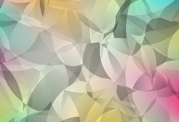 Light Multicolor vector low poly texture.