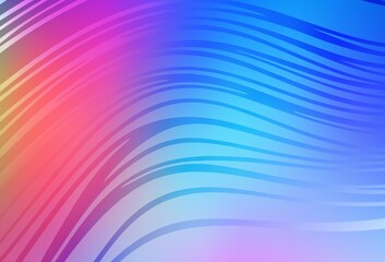 Light Multicolor vector layout with bent lines.