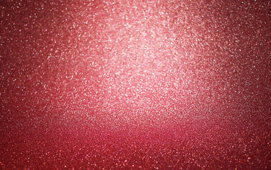 Abstract red glitter texture background Defocused. Concept for decoration, holiday, Wallpaper,Christmas.