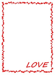 red heart. holiday glitter, wedding background, Illustration of a greeting card for Valentine's Day. Wedding invitation card, greeting card and Declaration of love