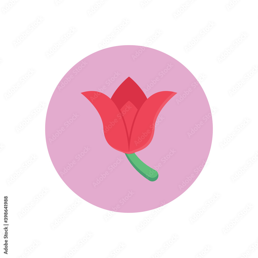 Sticker rose