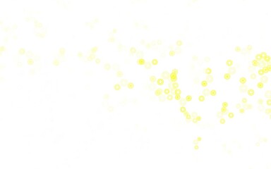 Light Yellow vector layout with circle shapes.
