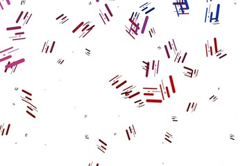 Light Blue, Red vector texture with colorful lines.