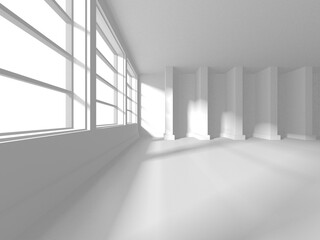 Fototapeta premium Abstract White Architecture Design Concept