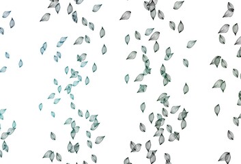Light Blue, Green vector doodle backdrop.