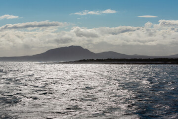 The indian ocean seen from the Harbour of Hopetoun in Western Australia