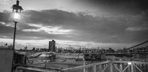 Fototapeta premium NEW YORK CITY - JUNE 2013: Exterior view of Manhattan skyscrapers