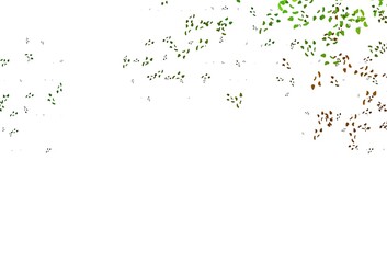 Light Green, Yellow vector background with abstract forms.